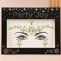 Iridescent teardrop face jewel stickers for music festivals and party makeup decoration - HF-067 Multi-color AB