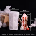 Ghost bride skeleton silicone mold for Halloween candles 121x68x63mm size - Stacked Skulls Series A / LZ-621