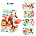 Soft Jungle Tails baby cloth book with sensory 3D animal tails and hanging strap - Jungle Animals Theme (Jungle Tails)
