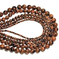 Polished brown goldstone beads in multiple sizes for DIY jewelry making and bracelets - Mixed Sand And Gravel / 4mm Approx 93pcs