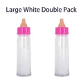 2er Set große weiße Flaschen mit verschwindender Milch Flüssigkeit Zaubertricks - Groß / Paar / Weiß