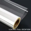 Rotolo di carta trasparente per fiori 60cmx50m spessore 4,7 per confezioni regalo - Rotolo di Cellophane Trasparente 4.7 Seta / 60cm di Larghezza 50m/Rotolo
