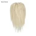 Long straight ponytail extension hair clip in Beach Blonde with high gloss finish - Beach Blonde