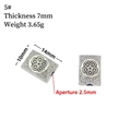 Antique silver rectangle metal bead with floral relief for DIY jewelry making - 5# (Flower Rectangle B)