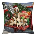 Y139-3/Labrador Puppies / 45x45cm (Pillowcase Only)