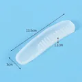 Silicone comb mold for DIY resin craft, long handle style, size 13.5x3x1.1cm - No. 7 Comb