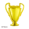 Golden trophy shaped foil balloon for sports events and birthday party decoration - Gold Trophy