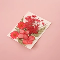 Handmade red and pink dried flower material pack for DIY resin crafts and bookmarks - Romantic Red