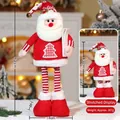Papá Noel de peluche telescópico de punto rojo con altura ajustable de 43 a 52 cm - 52CM Papá Noel / 52x18x8cm