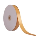 Golden 2cm wide polyester satin ribbon roll for gift box wrapping and flower bouquet - Light Champagne
