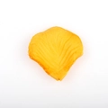 Artificial silk rose petals in bright orange yellow with realistic vein texture for weddings - Orange & Yellow