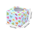 Light blue candy gift box with heart window and sweet phrases for Valentine's Day - New Blue Heart