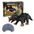 Infrared control dark green triceratops toy with wireless remote and gift packaging - Remote Control Triceratops