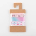 Single roll of 1.5cm ribbons featuring unicorn, gradient, and cupcake patterns - Unicorn and Gradient Ribbon Set 16mm*1.5m 3pcs