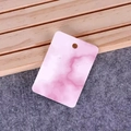 Jewelry display cards with pink marble pattern for earrings and necklace sets - Marble No.8