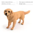 Realistic Golden Retriever model figurine in standing pose with detailed fur texture - Golden Retriever (PL127-1534)