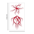 Waterproof red blood vein temporary tattoo sticker for Halloween style XB-014 - Vein Tattoo XB-014