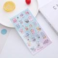 3D bubbel cartoon olifant stickers voor kinderen met vrolijke kleurrijke dieren - Olifant serie
