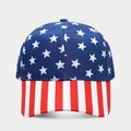 Cappellino da baseball classico con bandiera americana per uomo e donna regolabile - Regolabile / Colore Stelle e Strisce