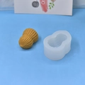 Stampo in silicone a forma di arachide per creazioni fai da te in resina o sapone - Arachide Piccola