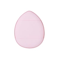 Roze druppelvormige vingerpoederdons voor precieze concealer-applicatie op witte achtergrond - 1 Stuk/Los / Roze