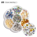 Mix nail art rhinestones in flower case with aurora bow and colorful crystals - Multi-Shape Multi-Color Rhinestone 08