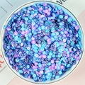 Mix of colorful zodiac theme polymer clay fruit slices for DIY bohemian jewelry making - Zodiac / 100g Pack