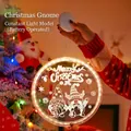 LED Christmas gnome suction cup light with Merry Christmas pattern battery powered - Gnome