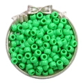 100 Pièces/Paquet (9x6mm) / Couleur solide Vert herbe