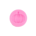 Pink silicone pumpkin mold for Halloween cake decorating and DIY chocolate crafting - Style 2 3D Pumpkin / Pink