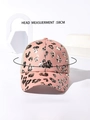 One Size Pink Metallic Leopard