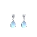 Waterdrop Moonstone Earrings 925 Silver
