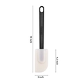 14 inch black and translucent silicone spatula with heat resistant handle dimensions - 14 Inch Black Handle Scraper