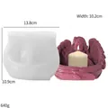 Silikonform 3D Engelsflügel für Kerzenhalter inklusive Maße und fertigem Produkt - Engel