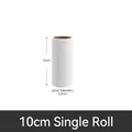 Reserve-rol voor pluizenroller 10cm met een binnendiameter van 3,8cm kern - Enkele rol navulling / Wit (10cm enkele rol)