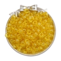 100 Pièces/Paquet (9x6mm) / Jaune pailleté