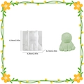 Stampo in silicone orso geometrico con misure per candele fai da te in resina - Silicone / Coniglio Taglio Geometrico