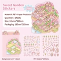 3D DIY Sweet Garden Island scene sticker set with PET deco stickers and landscape card - Sweet Garden Island