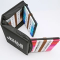 100 colors dual tip watercolor brush pens set in a black zippered storage case - 100 Colors CD Case Set (White Barrel)