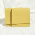 Juego de dos bolsas de cuero PU amarillo para joyas y auriculares en tela blanca - Amarillo
