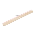 Detailed view of 11.3cm wooden candle wick centering tool with a central hole for DIY - 5pcs Wooden Wick Holders