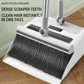 Ensemble balai et pelle blanc et gris avec peigne de nettoyage pour cheveux - Z-344 [balai Et Pelle + Brosse De Sol] [ensemble Standard 4 Pièces] Blanc