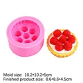 Moule en silicone framboise 3D rose pour gâteaux pudding et fabrication de bougies - Rose Grand (B113) / Rose B113 Grand