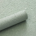 Sage green textured paper with fiber patterns and handcrafted circular embossing effects - Water Rock Paper / 50*58cm (5 Sheets/Pack) / Mint Green