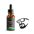 Bio-Bergamotte-Bartöl von MELAO in einer 30-ml-Braunglasflasche mit Pipette - 30ml Bartöl (Probe)