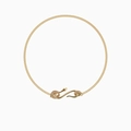 Close-up of gold snake pendant necklace with shimmering pavé diamond accents and curb chain - Gold Color (Approx. 50cm)