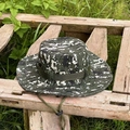 Boonie-Hut in Digital-Camouflage mit verstellbarem Kinnriemen und Belüftung zum Camping - Einheitsgröße / Digitaltarnung VII