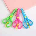 Three-piece colorful children's safety scissors set with spring-loaded handles for DIY - Mini Scissors