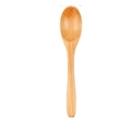 Natural wood coffee spoon with a smooth finish and minimalist Japanese style aesthetic - Natural Wood (15*3cm Schima Flat Handle Small Spoon)