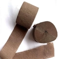 Brown decorative crepe paper roll for DIY kindergarten crafts and party backgrounds - Brown